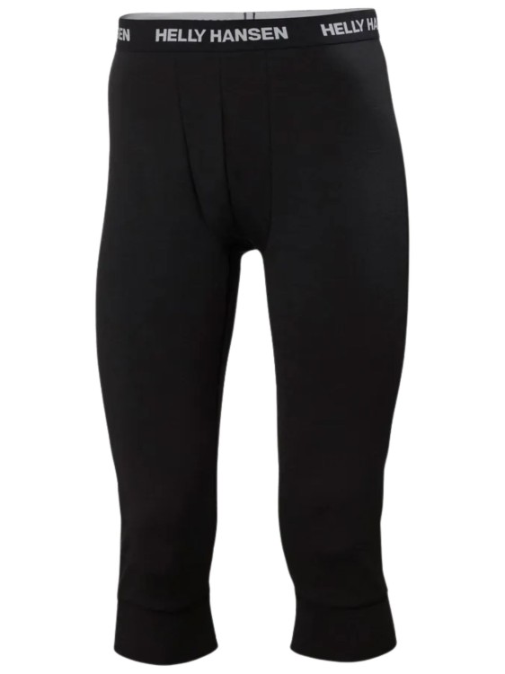 Spodnie termoaktywne męskie Helly Hansen Lifa Merino Midweight 3/4 Black