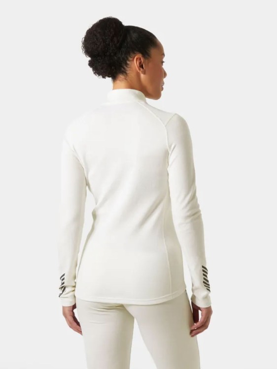 Koszulka termoaktywna damska Helly Hansen Lifa Merino Graphic Off White