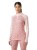 Koszulka termoaktywna damska Helly Hansen Lifa Merino Graphic Pink Tint