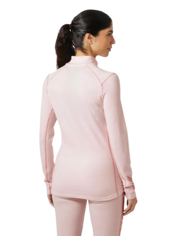 Koszulka termoaktywna damska Helly Hansen Lifa Merino Graphic Pink Tint