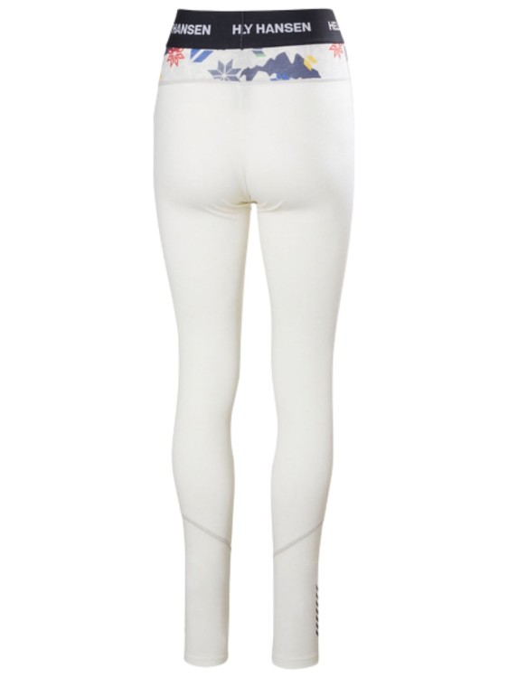 Spodnie termoaktywne damskie Helly Hansen Lifa Merino Graphic Off White
