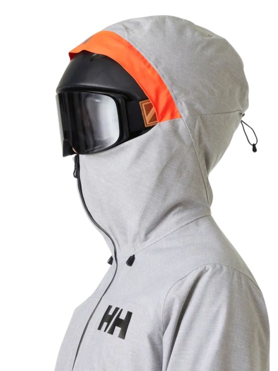 Kurtka narciarska damska Helly Hansen Powderqueen 3.0 grey melange