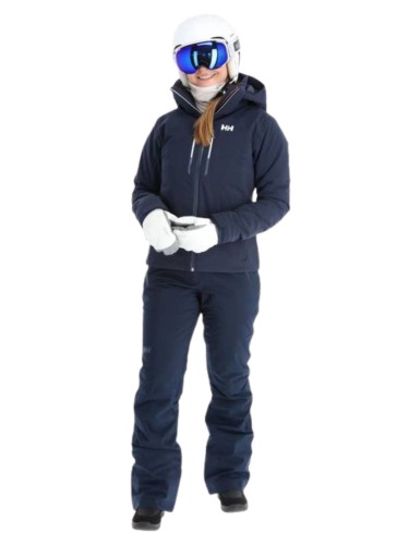 Kurtka narciarska damska Helly Hansen Alphelia Lifaloft navy