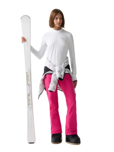 Bluza damska Colmar Stretch Ski Thermal Turtleneck Fleece White
