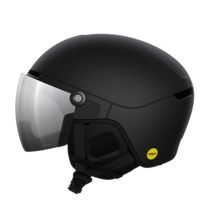 Kask narciarski POC Obex Visor Uranium Black Matt/Clarity Universal/Partly Sunny/Silver