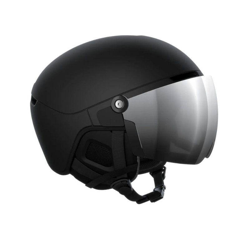 Kask narciarski POC Obex Visor Uranium Black Matt/Clarity Universal/Partly Sunny/Silver