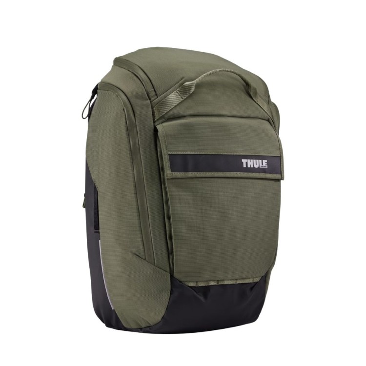Hybrydowa sakwa rowerowa i plecak Thule Paramount 26L Green