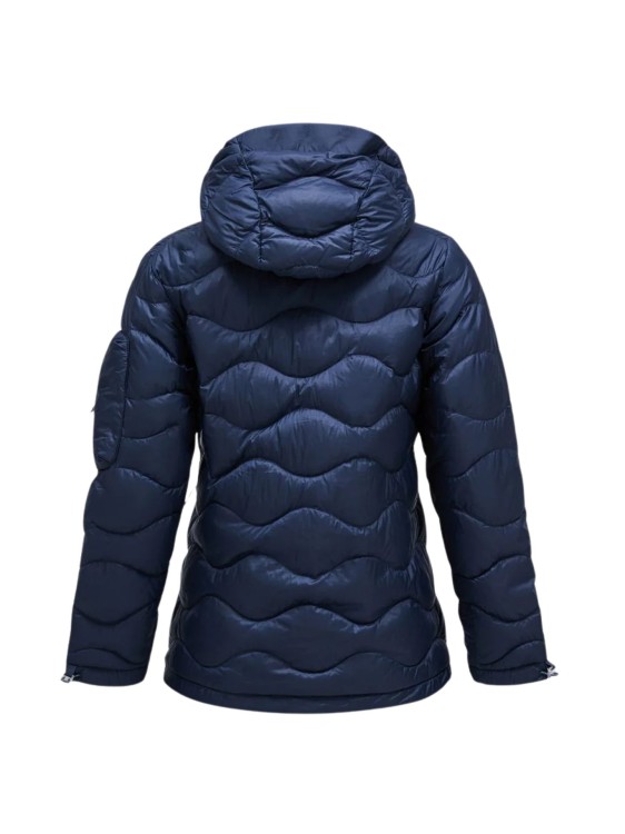 Kurtka Peak Performance puchowa damska Helium Utility Down Hood Blue Shadow