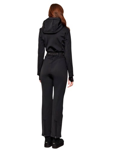 Kombinezon narciarski damski EA7 Emporio Armani Kitzbühel Softshell Jumpsuit Black