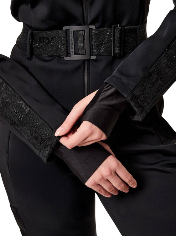 Kombinezon narciarski damski EA7 Emporio Armani Kitzbühel Softshell Jumpsuit Black