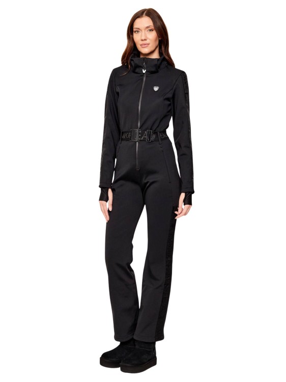 Kombinezon narciarski damski EA7 Emporio Armani Kitzbühel Softshell Jumpsuit Black