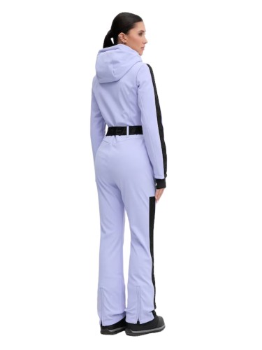 Kombinezon narciarski damski EA7 Emporio Armani Kitzbühel Softshell Jumpsuit Sweet Lavender