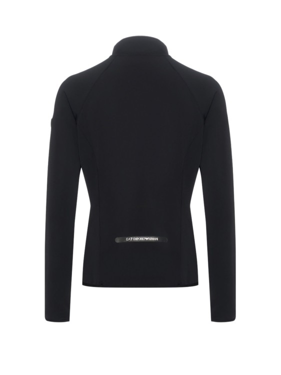 Bluza narciarska damska EA7 Emporio Armani Cortina Powerstretch Full Zip Black