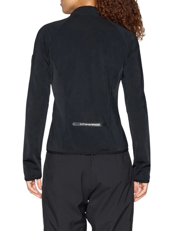 Bluza narciarska damska EA7 Emporio Armani Cortina Powerstretch Full Zip Black