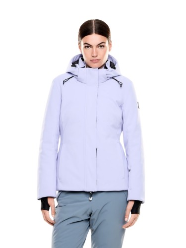 Kurtka narciarska damska EA7 Emporio Armani Kitzbühel Softshell Jacket Sweet Lavender