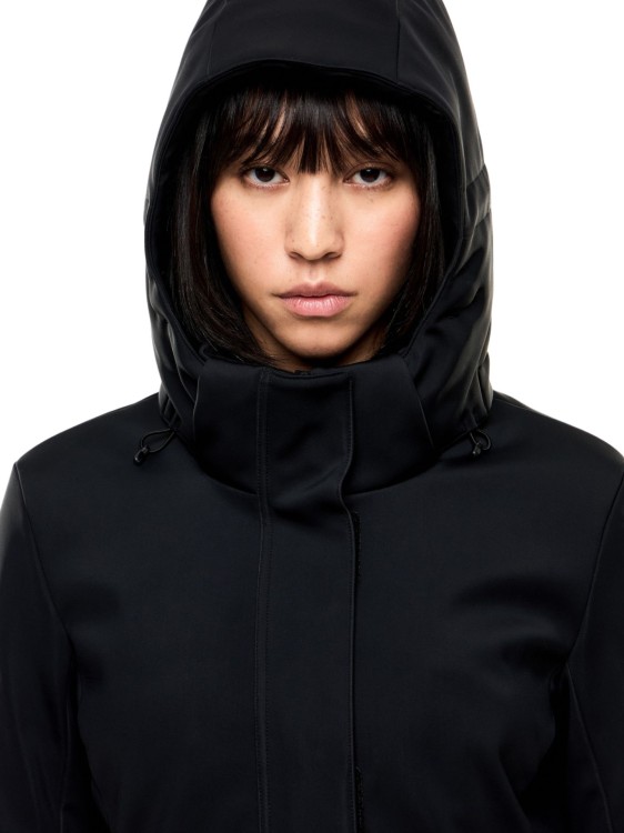 Kurtka narciarska damska EA7 Emporio Armani Kitzbühel Softshell Jacket Black