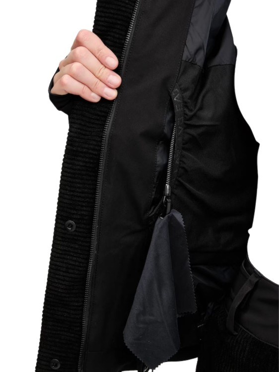 Kurtka narciarska damska EA7 Emporio Armani St. Moritz Fashion Eco-Down Jacket Black