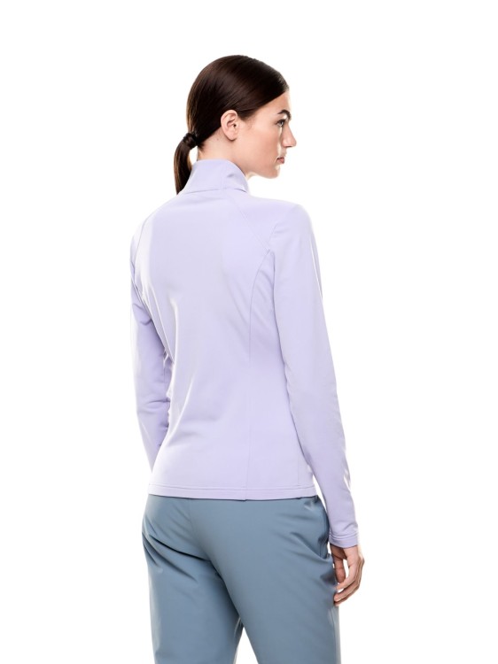 Bluza narciarska damska EA7 Emporio Armani Kitzbühel Powerstretch Full Zip Sweet Lavender
