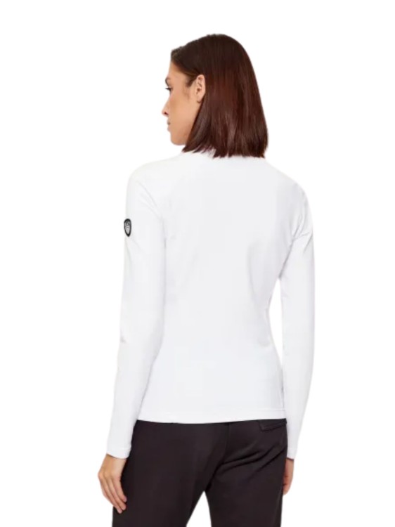 Bluza narciarska damska EA7 Emporio Armani Kitzbühel Powerstretch Full Zip White