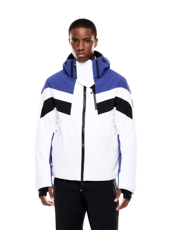 Kurtka narciarska męska EA7 Emporio Armani Cortina Colorblock Toray White