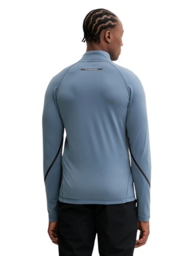 Bluza narciarska męska EA7 Emporio Armani Cortina Powerstretch Full Zip Blue Mirage