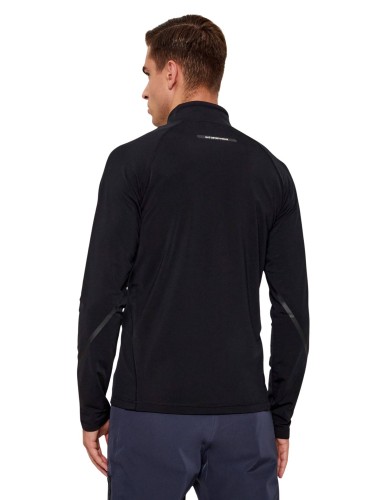 Bluza narciarska męska EA7 Emporio Armani Cortina Powerstretch Full Zip Black
