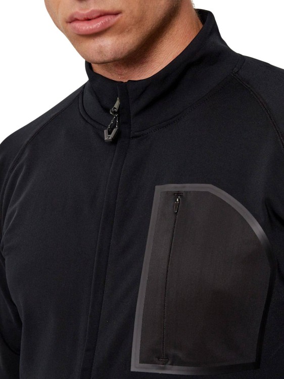 Bluza narciarska męska EA7 Emporio Armani Cortina Powerstretch Full Zip Black