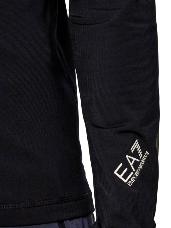 Bluza narciarska męska EA7 Emporio Armani Cortina Powerstretch Full Zip Black