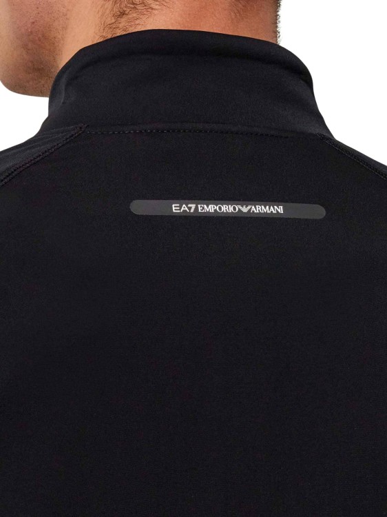 Bluza narciarska męska EA7 Emporio Armani Cortina Powerstretch Full Zip Black