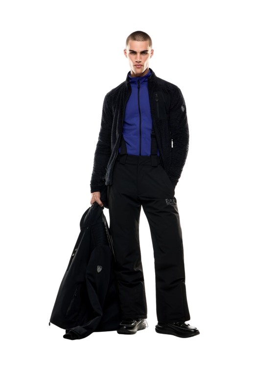 Bluza narciarska męska EA7 Emporio Armani Cortina Primaloft Teddy Bear Black