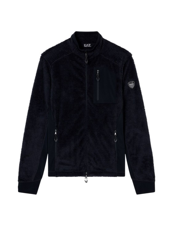 Bluza narciarska męska EA7 Emporio Armani Cortina Primaloft Teddy Bear Black