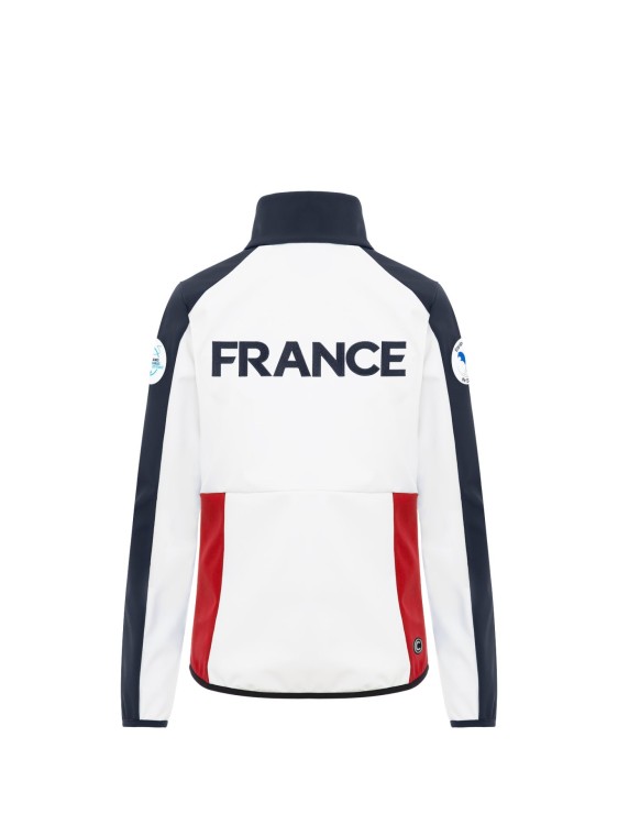 Kurtka narciarska damska Colmar Replica Softshell Jacket White Navy Bright Red