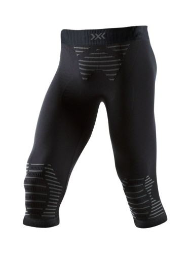 Legginsy termoaktywne męskie 3/4 X-Bionic Invent 4.0 Black