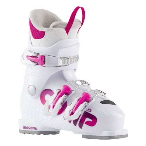 Buty narciarskie dziecięce Rossignol Comp Junior 3 White Pink