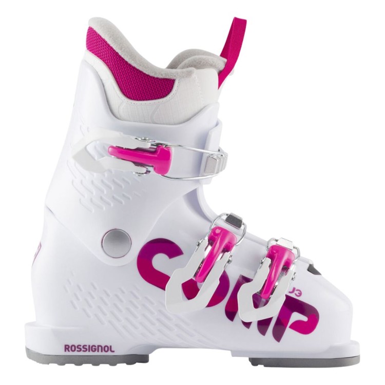 Buty narciarskie dziecięce Rossignol Comp Junior 3 White Pink