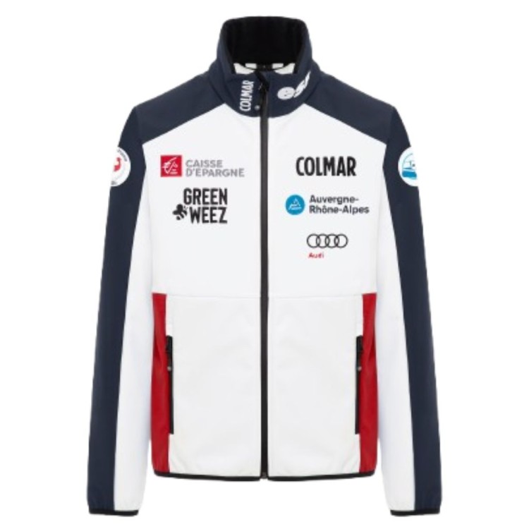 Kurtka narciarska męska Colmar Replica Softshell Jacket White Navy Bright Red