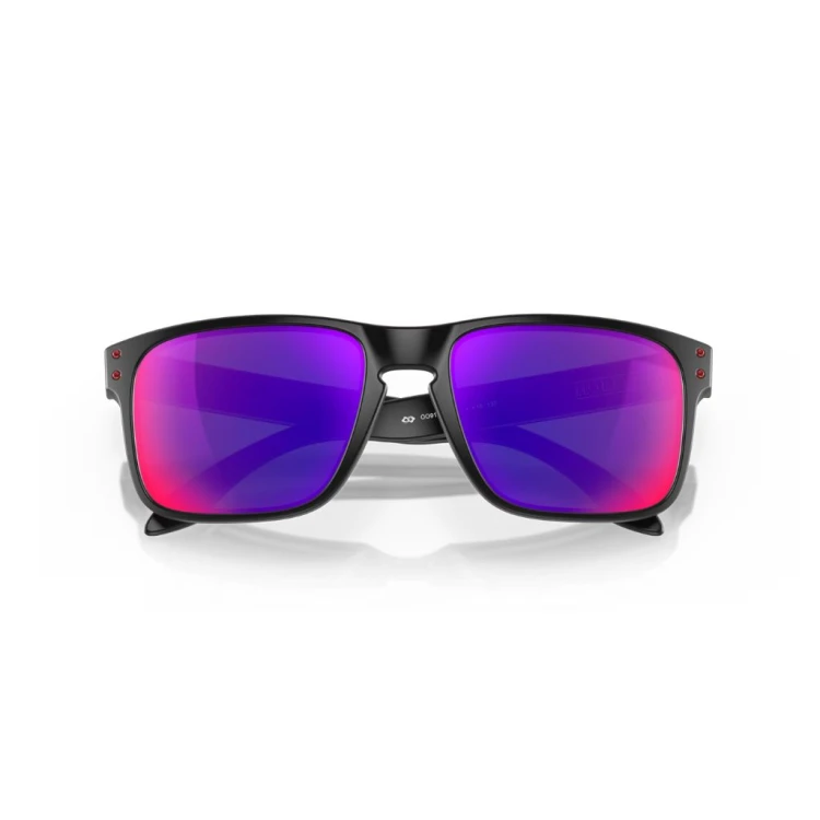 Okulary przeciwsłoneczne Oakley Holbrook matte black/red iridium