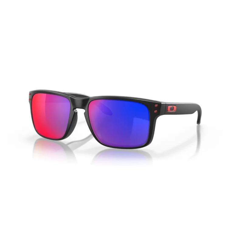 Okulary przeciwsłoneczne Oakley Holbrook matte black/red iridium