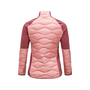 Kurtka Peak Performance damska Helium Down Hybrid Jacket pink