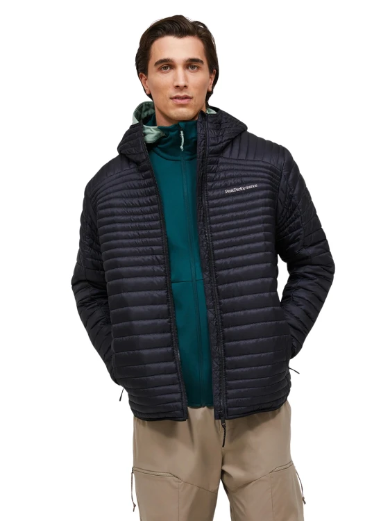 Kurtka Peak Performance puchowa męska Monolight Insulated Hood Jacket black