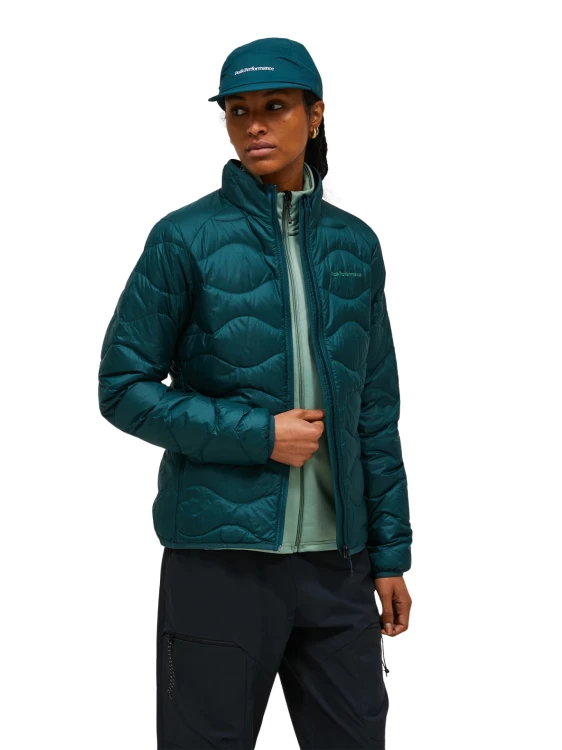 Kurtka Peak Performance damska Helium Down Jacket green