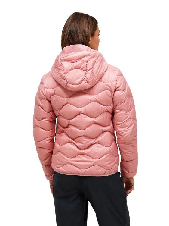 Kurtka Peak Performance puchowa damska Helium Down Hood Jacket pink