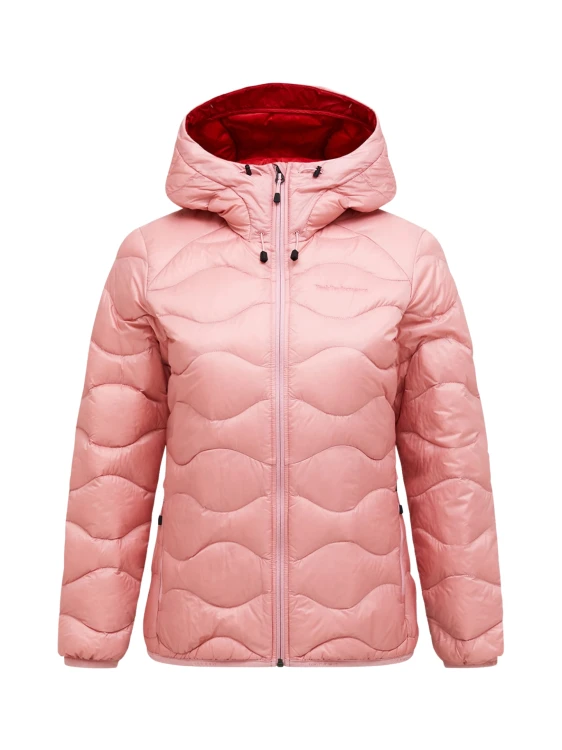 Kurtka Peak Performance puchowa damska Helium Down Hood Jacket pink