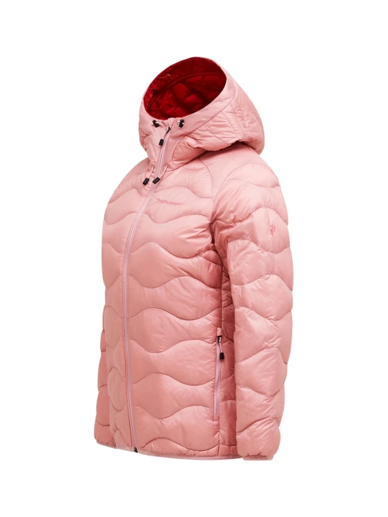 Kurtka Peak Performance puchowa damska Helium Down Hood Jacket pink