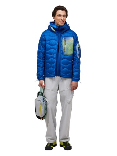 Kurtka Peak Performance puchowa męska Helium AOP Utility Down Hood blue