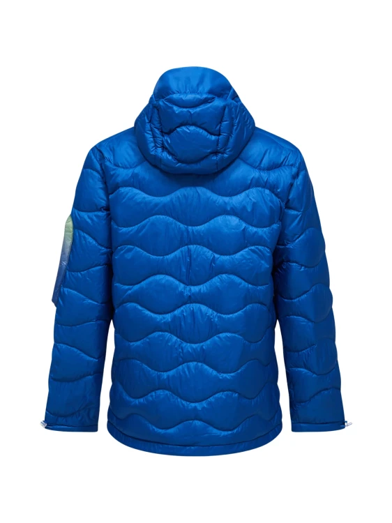 Kurtka Peak Performance puchowa męska Helium AOP Utility Down Hood blue