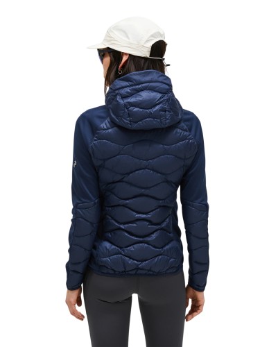 Kurtka Peak Performance damska Helium Down Hybrid Hood granatowa 24/25