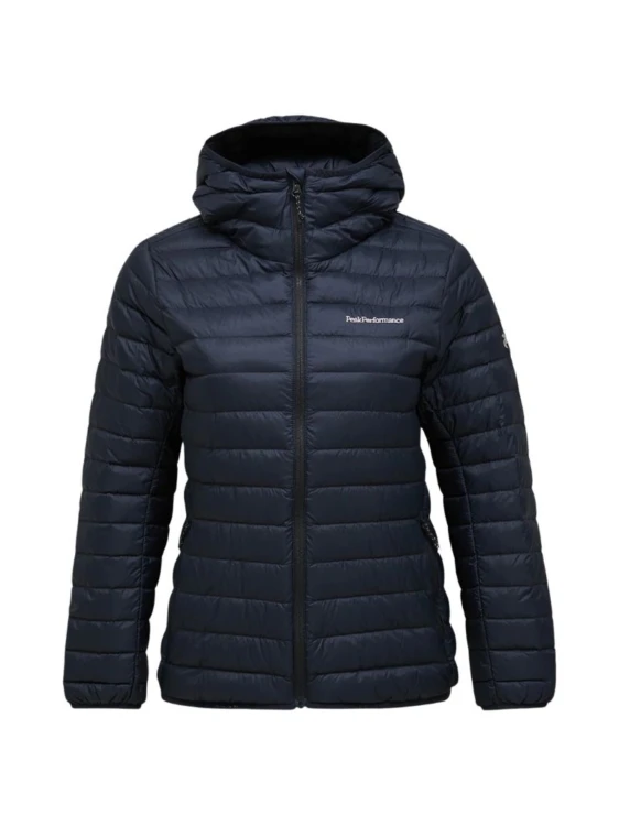 Kurtka Peak Performance puchowa damska Down Hood Jacket black