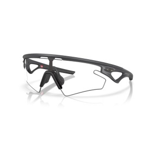 Okulary przeciwsłoneczne Oakley Sphaera Slash Carbon/clear to black photochromic