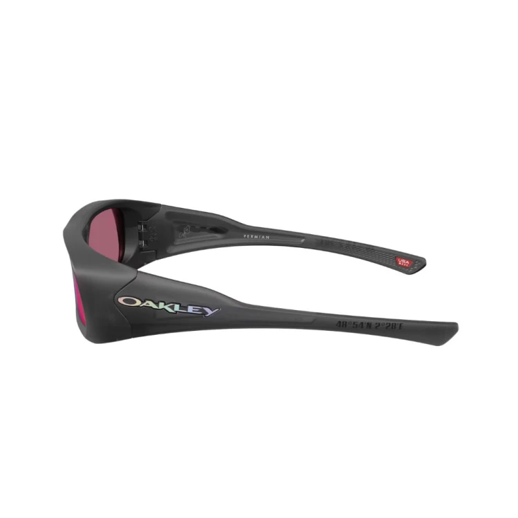 Okulary przeciwsłoneczne Oakley Permian KM matte black ink/prizm road